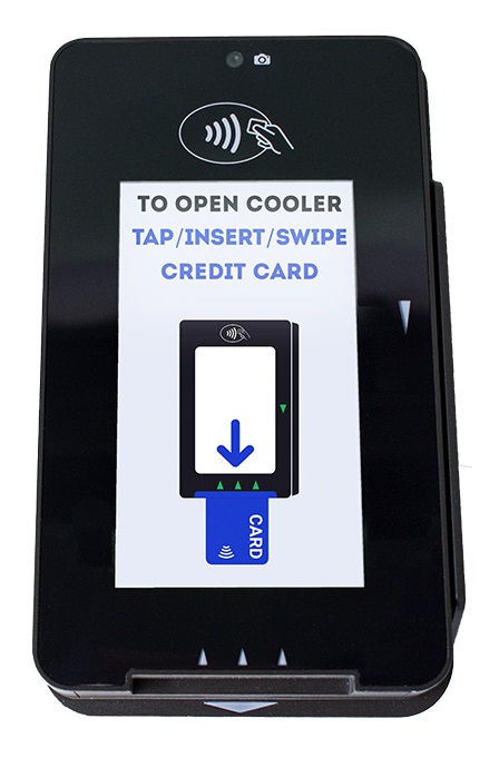 A PicoCooler device, displaying the 'Insert Credit Card' screen