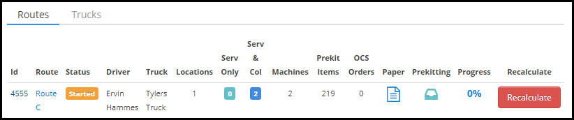 Parlevel - VMS - Warehouse - Prekit - Routes