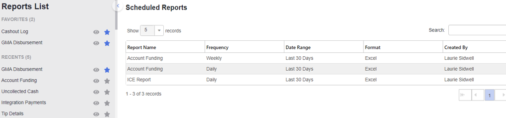 ADM - Schedule Reports List2