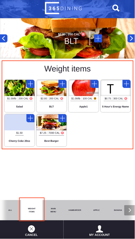 Dining - Consumer View - Item Level Buttons.png