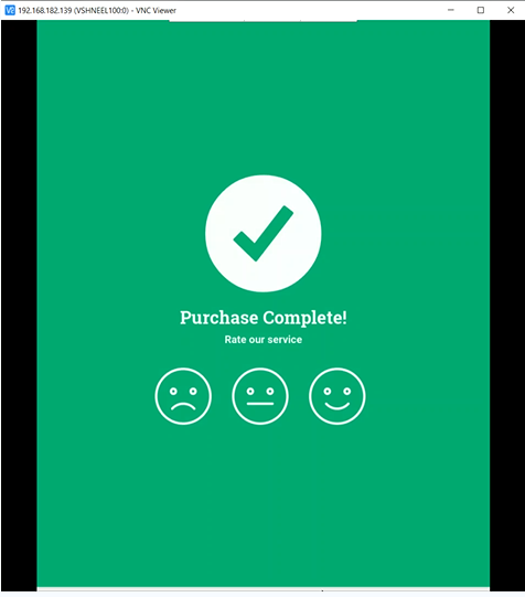 V5 Kiosk - Purchase Complete