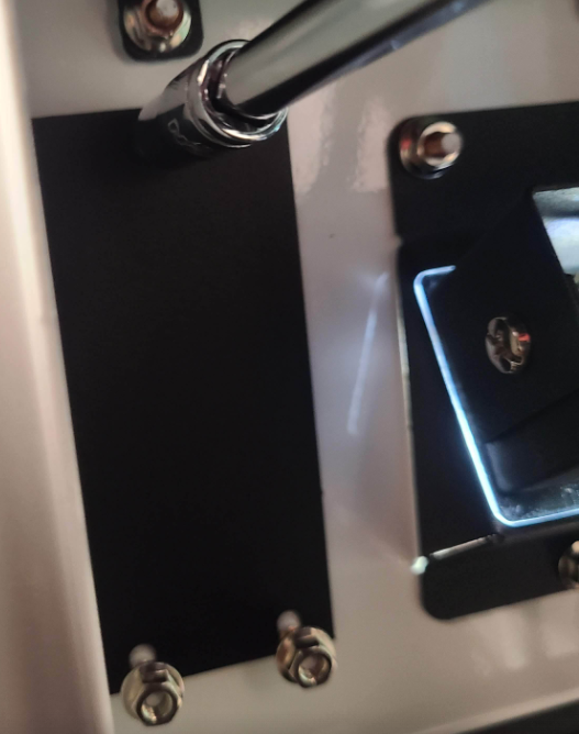 CK Kiosk - Fingerprint reader cover - nuts being reinstalled.png