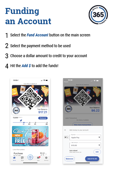 365Pay - Wing card - Funding an Account