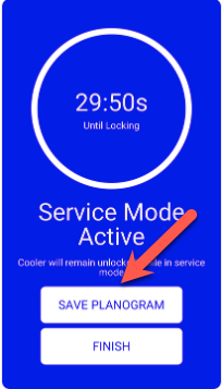 Pico Cooler Breeze - Service Mode Active Screen - Save Planogram button.png