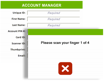Image of manage account menu version 4
