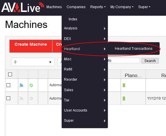 Reports dropdown Heartland Transactions.PNG