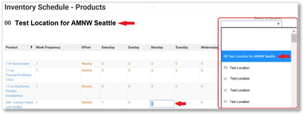 AMS - Inventory Schedule-Products Location example.png