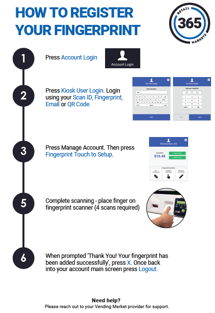 AU How to Register Your Fingerprints Wing Card 
