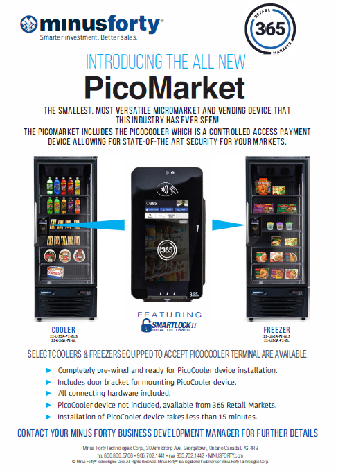 PicoMarket Minus 40 flyer