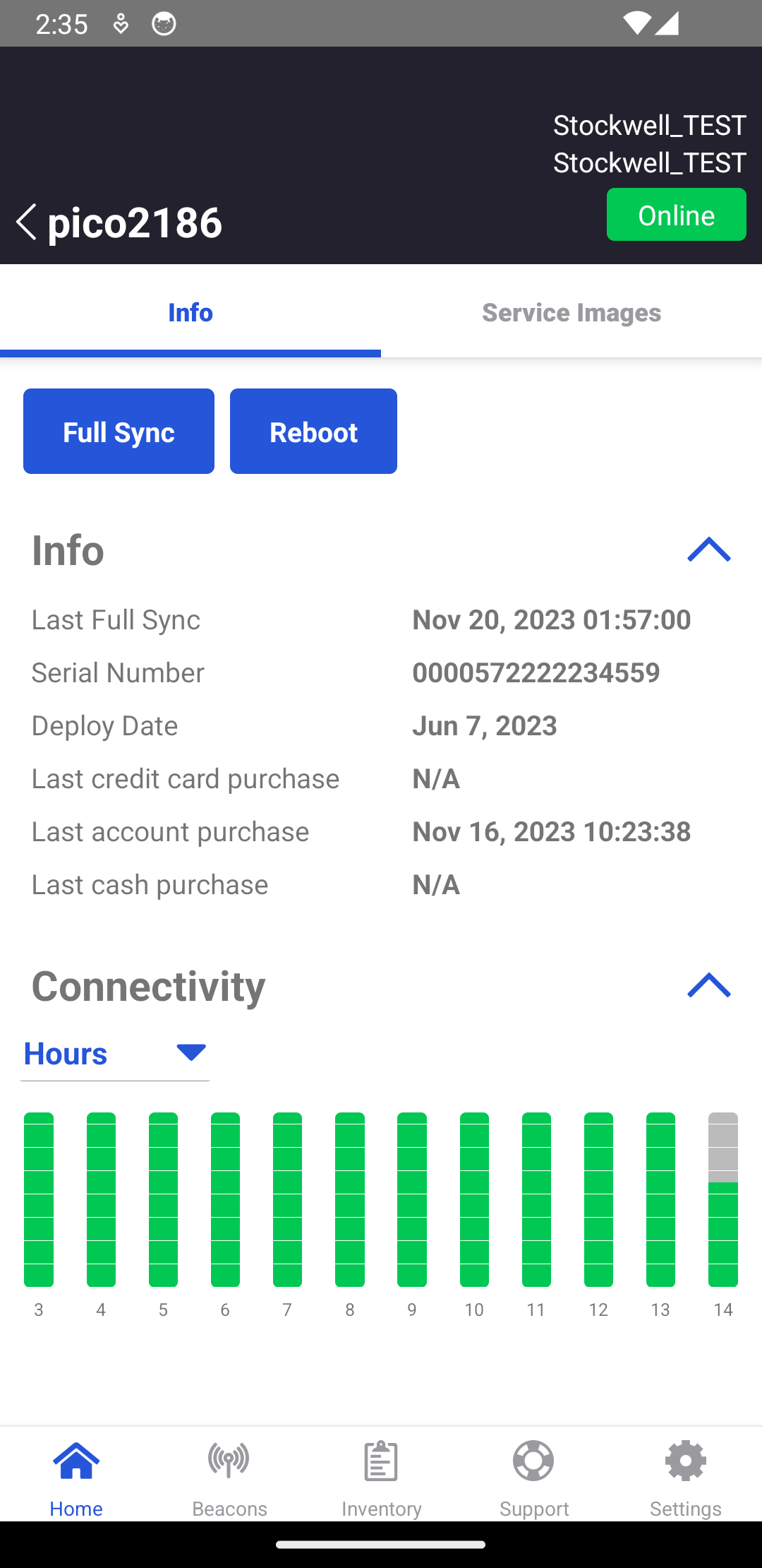 365Ops App - Device Details Screen for a Stockwell Device.png