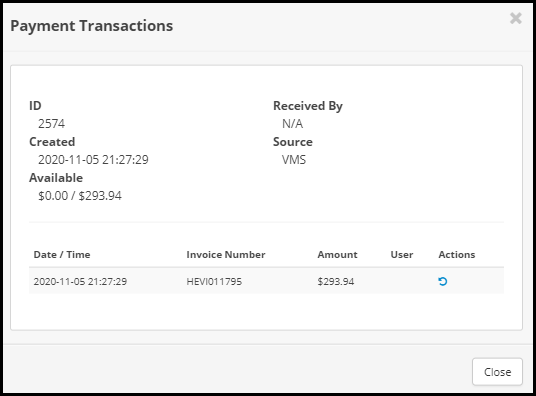 Parlevel - VMS OCS Payment Transactions Modal.png