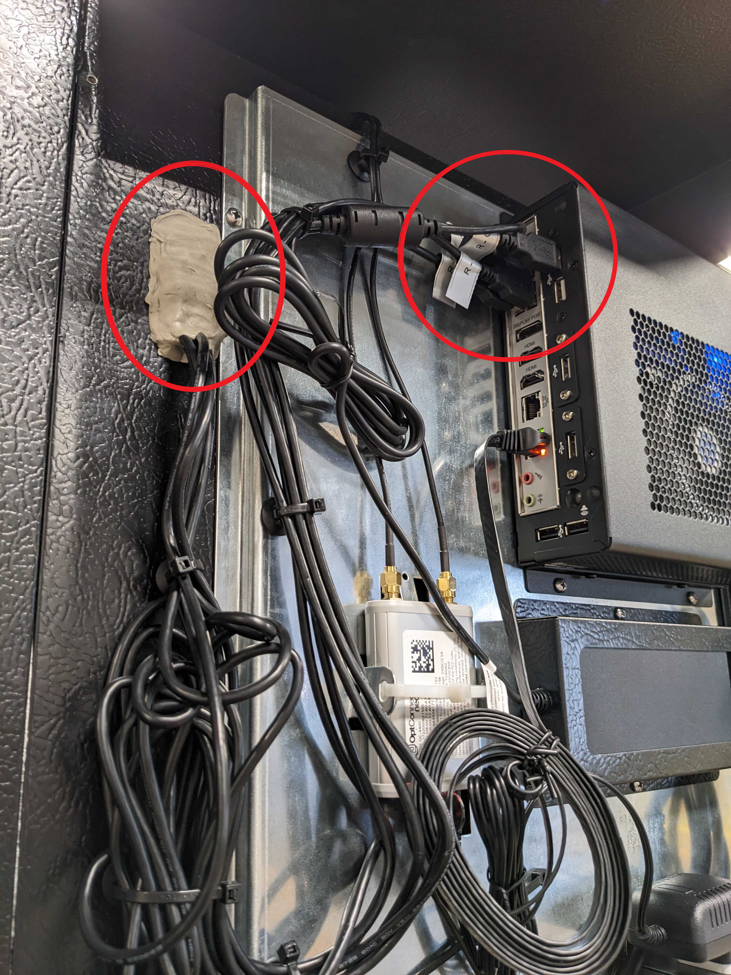 PicoCooler Vision - Camera Cables - Putty and PC connection
