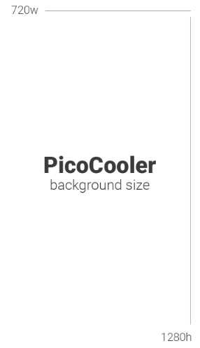 PicoCooler Background size