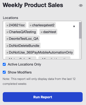 ADM - Reports - Weekly Product Sales Report - Settings.png