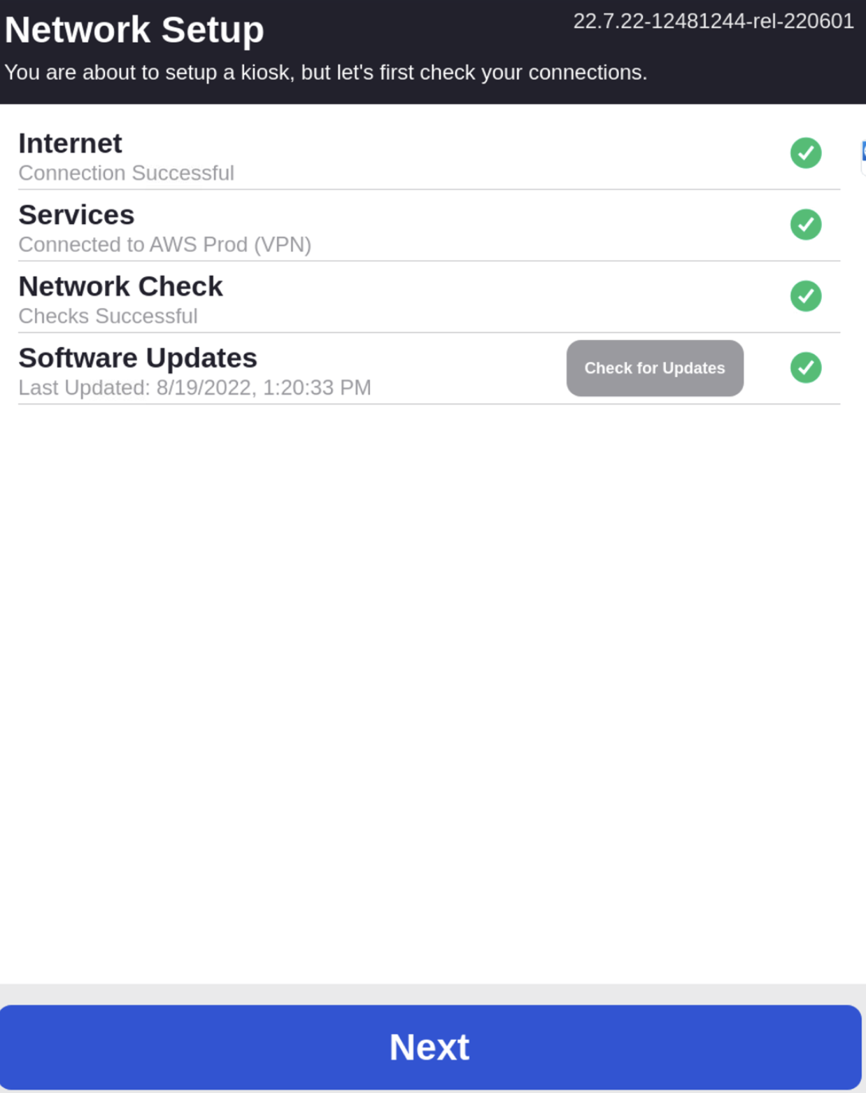 365 MM6 Kiosk Conversion Menu
