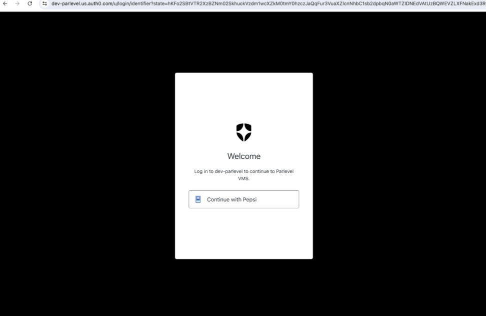 Parlevel - Pepsi SSO sign in Auth Button.PNG