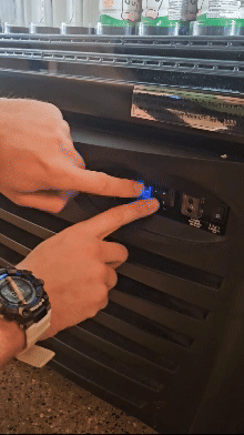 Cooler Unlock process - pressing P and U buttons.gif