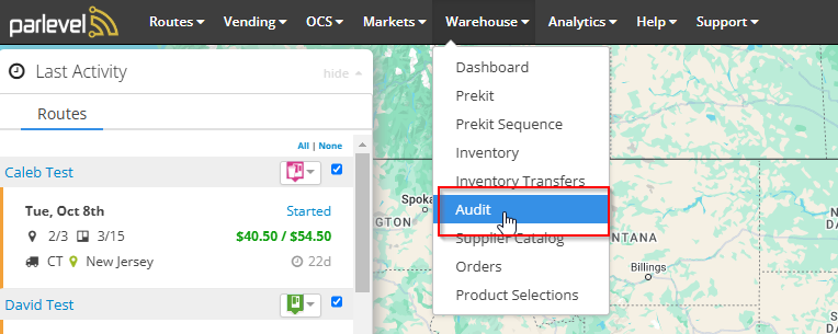 Parlevel - VMS - Menu - Audit highlighted.png