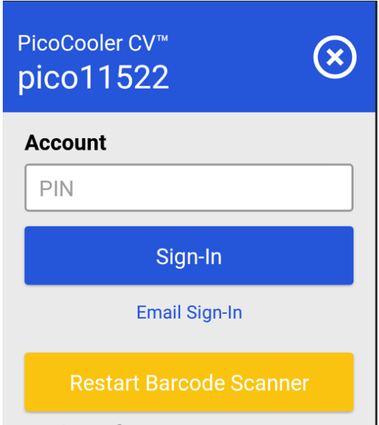 PicoCooler CV PIN Sign-In Screen.png