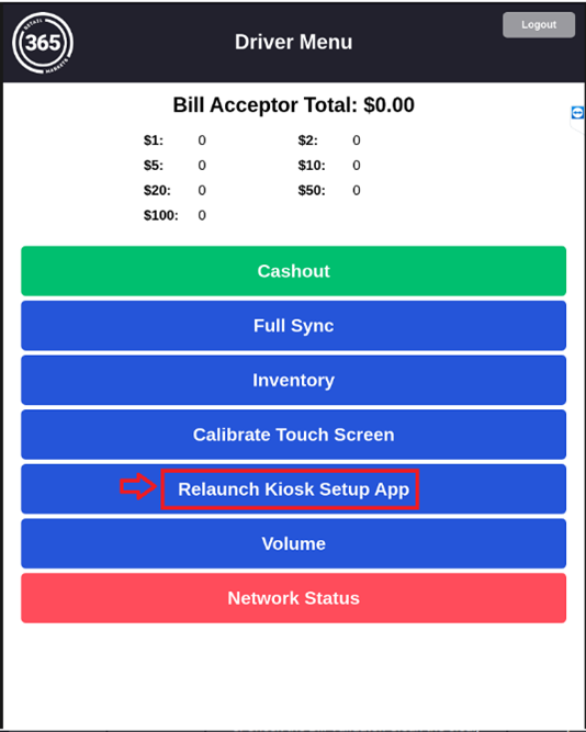 V5 Kiosk - Driver Menu - Relaunch Kiosk Setup App.png
