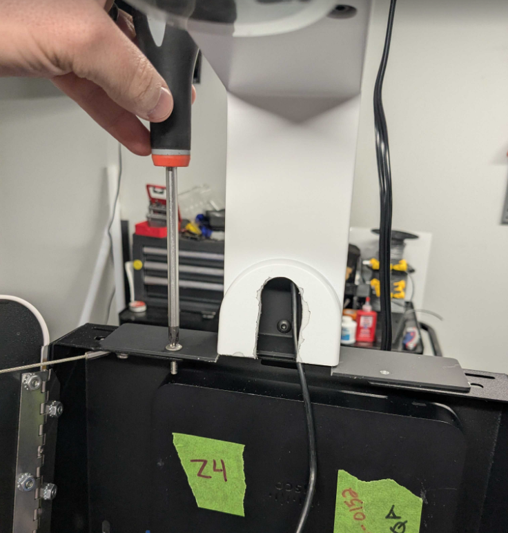 MarketSight - Secure Metal Plate to Kiosk