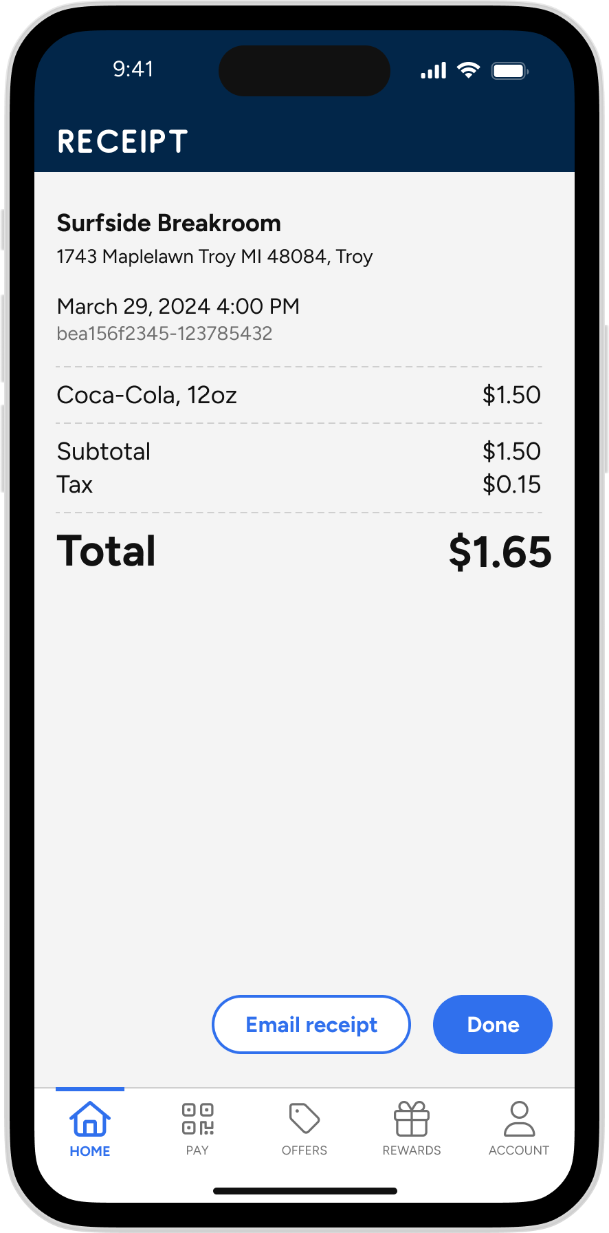 Refive - Scan and Pay Processed
