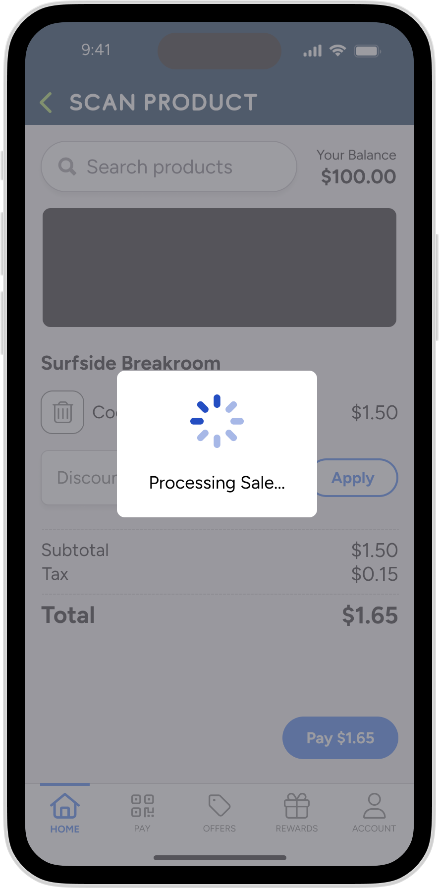 Refive - Scan and Pay Processing