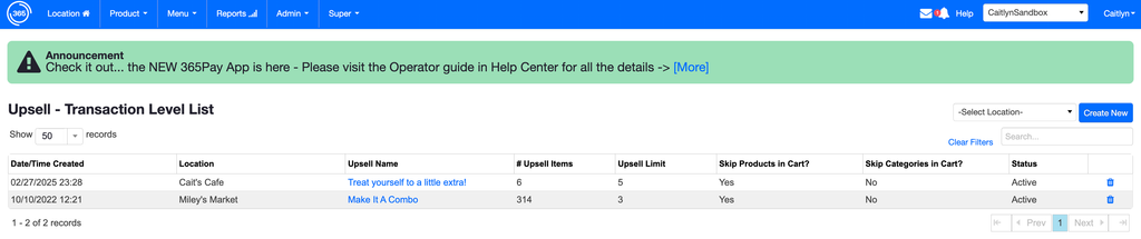 ADM - Upsell - Transaction Level List.png