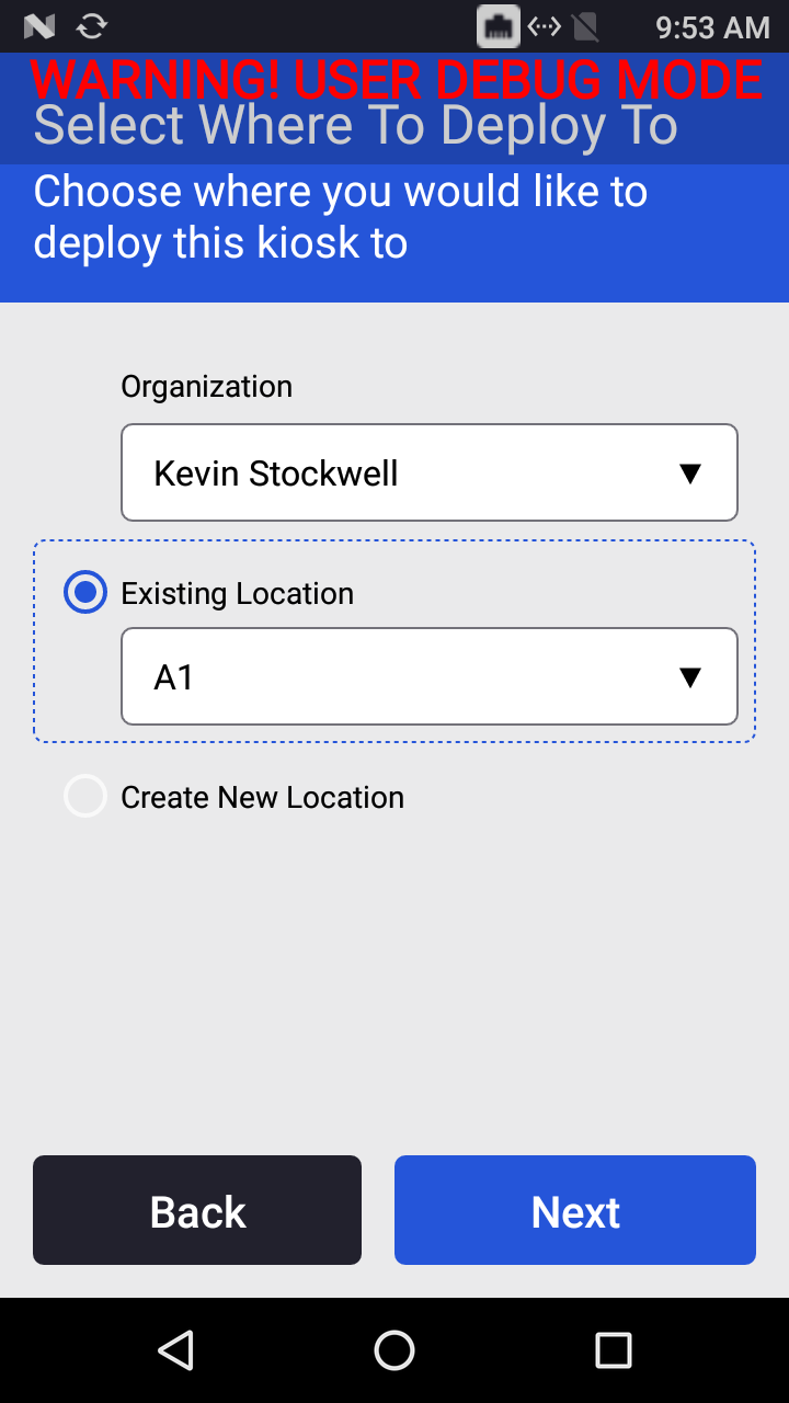 Add-On Ambient Vision - Select Org Provisioning