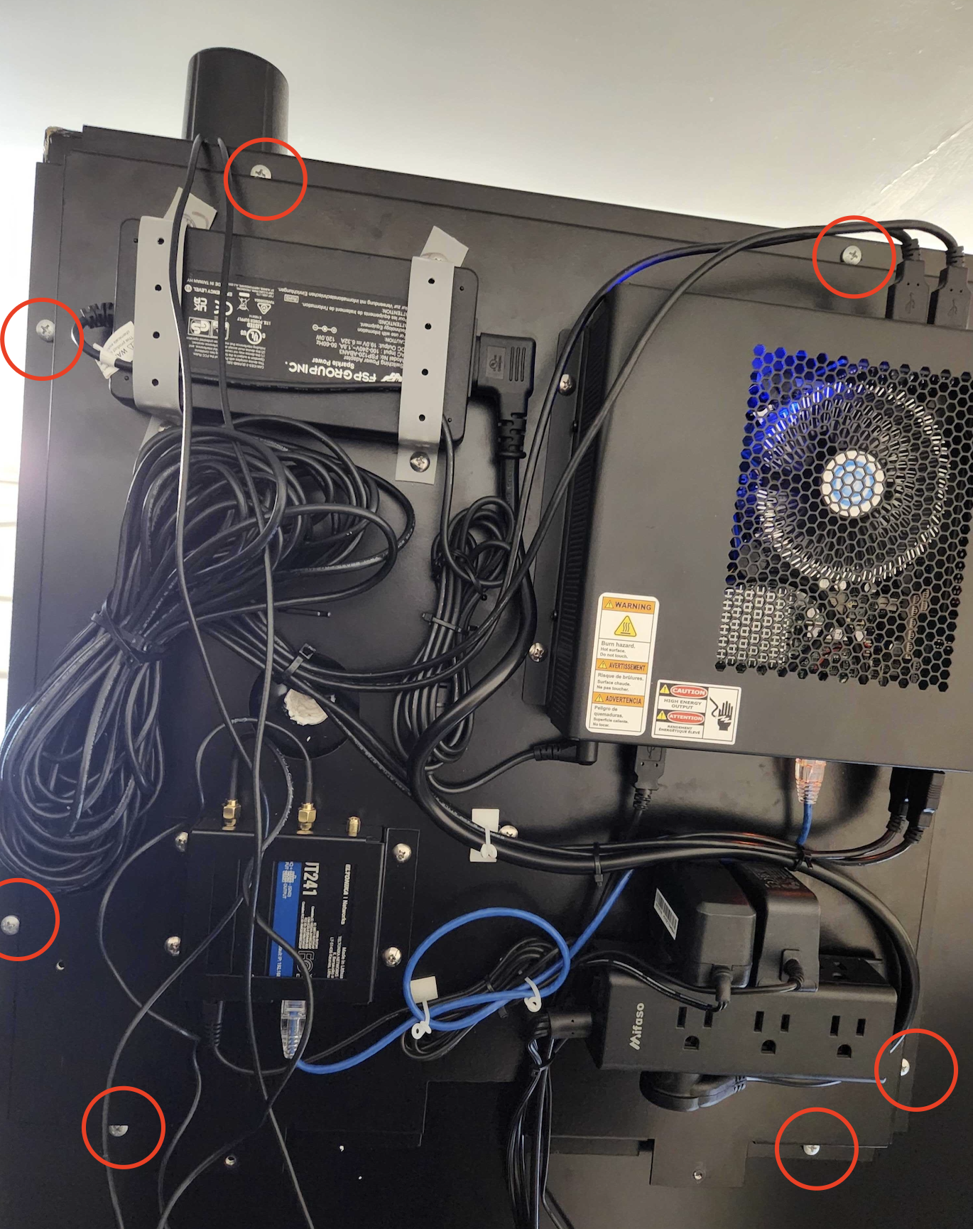 CV Express - Mounting Plate Screw Locations