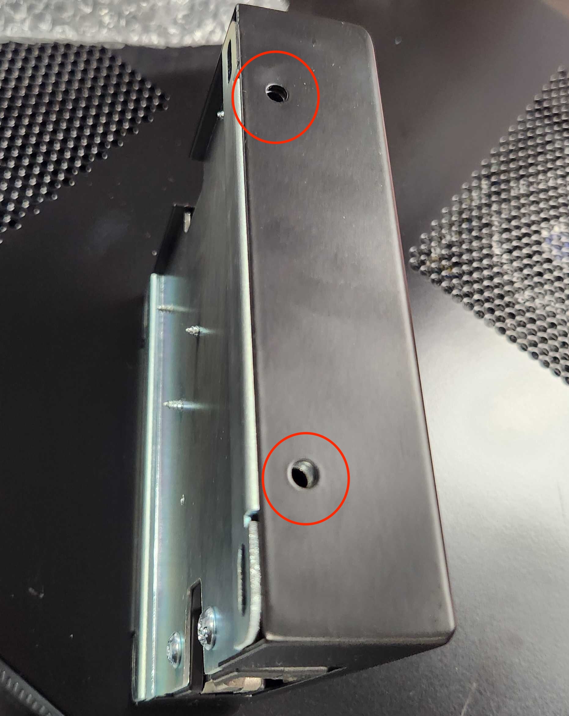 CV Express - Screw Locations for Lock Cover