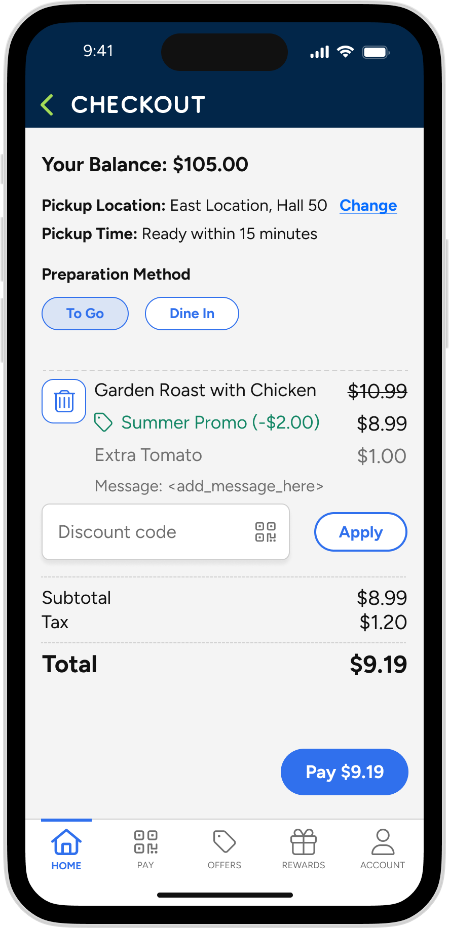 Refive - Order Now Checkout