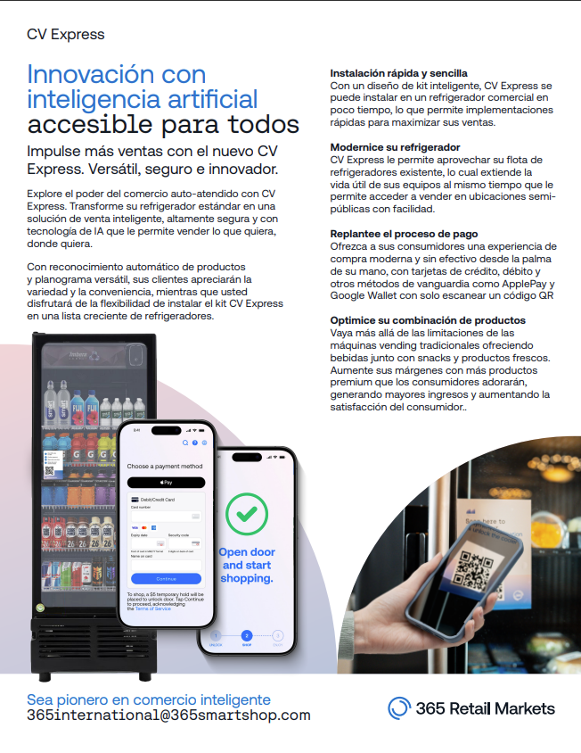 Cooler Vision Express - Spanish Sales Pager