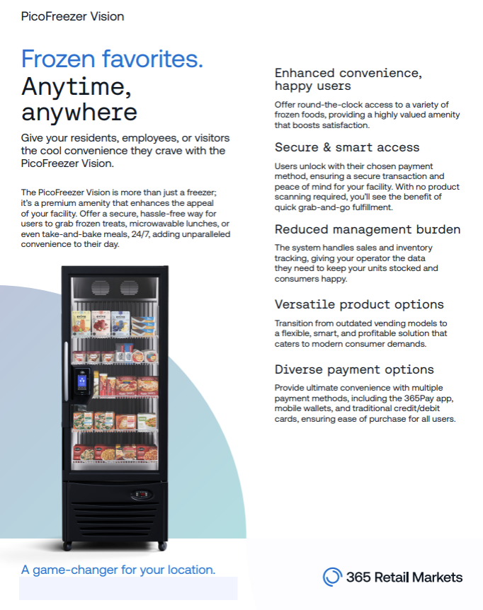 PicoFreezer Vision - Location Sales Pager