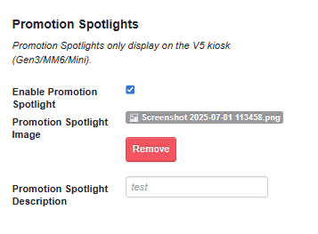 ADM - Promotion Spotlight Remove Image