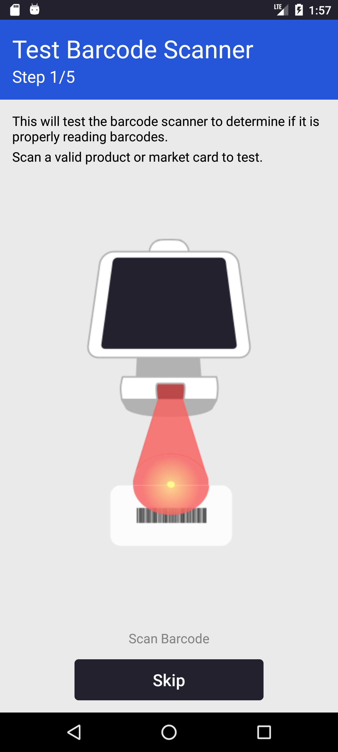 PicoPlatform - Self Provisioner - Test Barcode