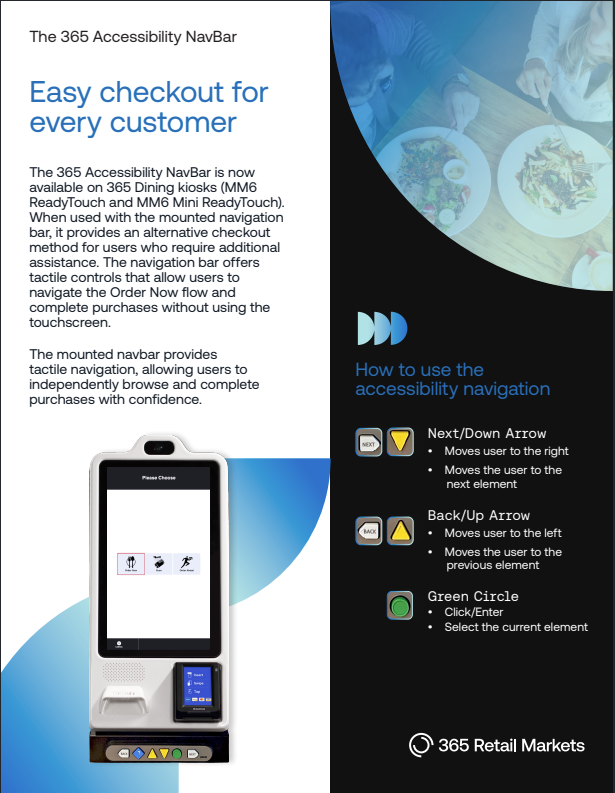 Accessibility ADA Nav Bar - Sales Pager