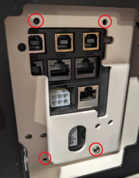 OTI 1UF Castles Swap - MM6 Mini Screw Locations