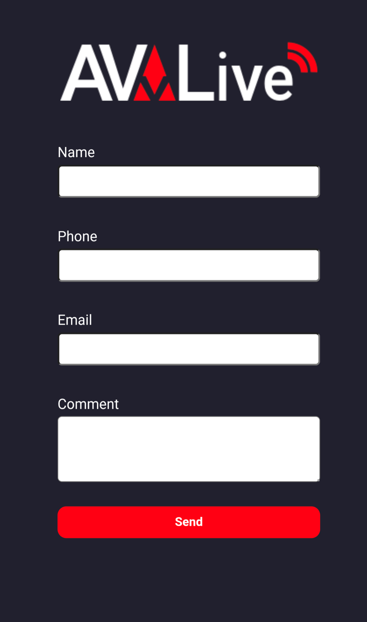 AVLive - Contact Us Form.png
