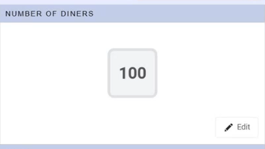 Kafoodle - Navigate to the Meal Planning Dashboard -  Number of Diners with Number Set.png