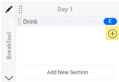 Kafoodle - How to Create a Meal Plan - New Section Added - plus button.png