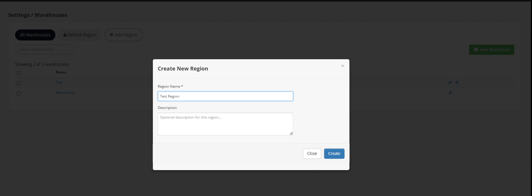 Parlevel - Create Region Popup