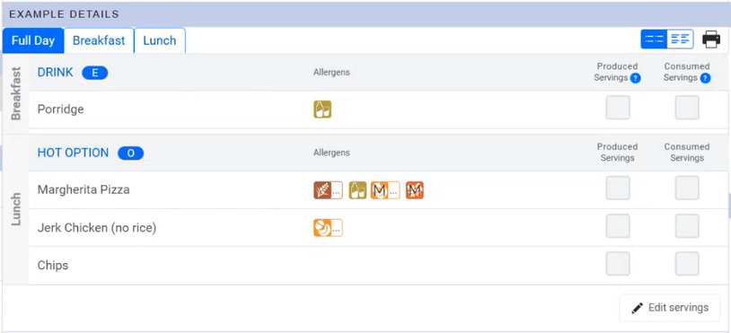 Kafoodle - Meal Planning Dashboard - Meal Plan Details section.png