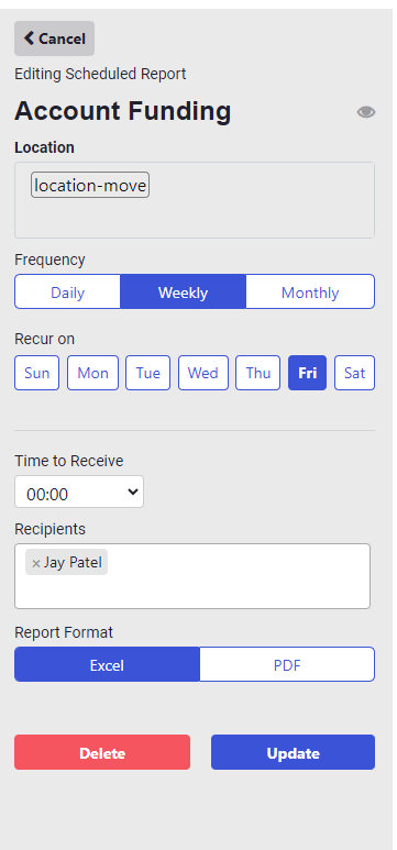 ADM - Reports - Scheduled Account Funding Report - editing and deleting.png