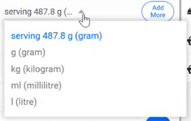 Kafoodle - Stock Take Tab Stok Take Item Add serving portion.png