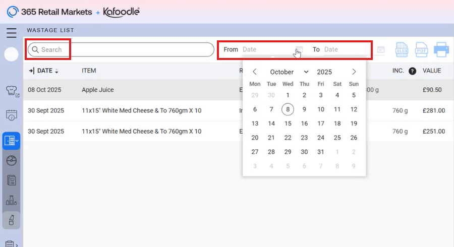 Kafoodle - Wastage Tab Intro Filters.png