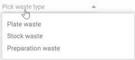 Kafoodle - Wastage Tab Stock Waste add  items waste typepng.png