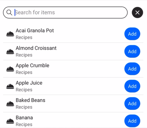 Kafoodle - Mobile Wastage Tab New Stock Waste add item.png