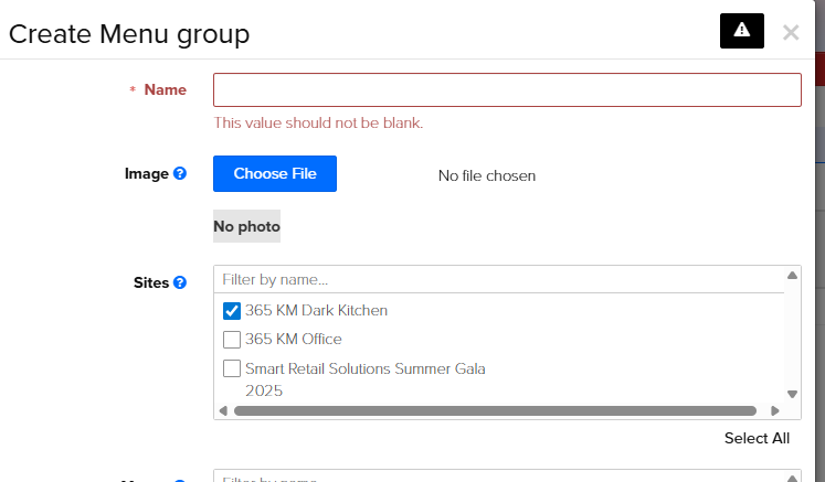 Kafoodle - Menu Management - Create Menu Group - Validation.png