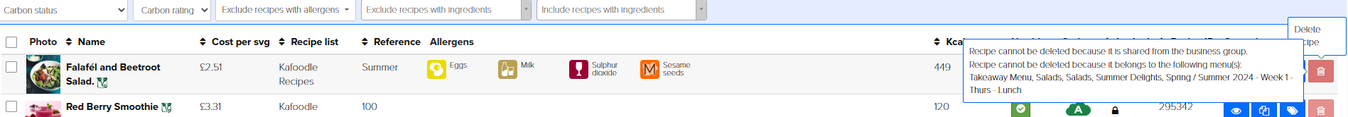 Kafoodle - Recipe Management - Delete Recipe - Error 2.png